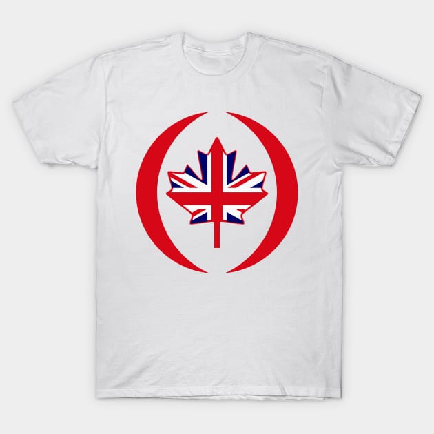 British Canadian Multinational Patriot Flag Series T-Shirt by Village Values